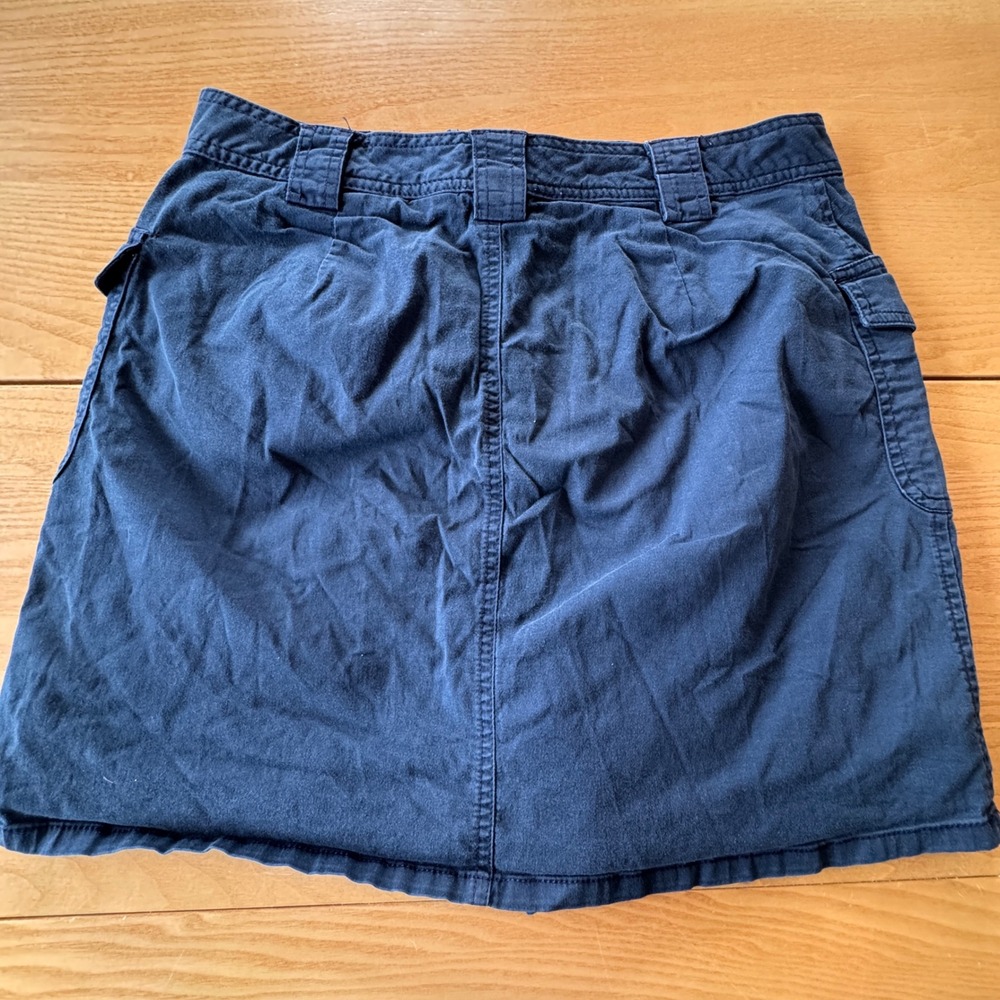 Sonoma Cargo Skort Size 10 Blue Stretch Casual Gorpcore Mid Rise Y2K Streetwear - Picture 5 of 8